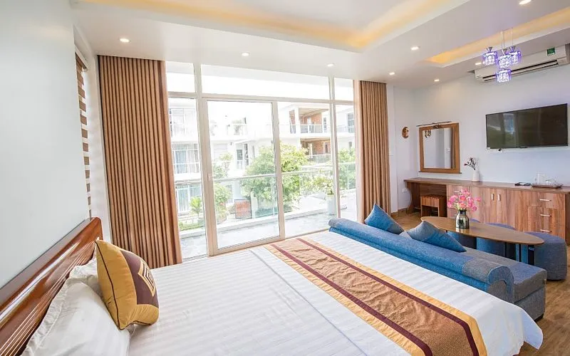 Phòng ngủ villa Sao Biển SB119 khá đẹp